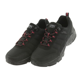 DK 18378 softshell edzőcipők fekete piros 3