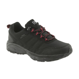 DK 18378 softshell edzőcipők fekete piros 1