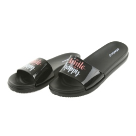 Boldog Atletico női fekete papucs 4