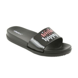 Boldog Atletico női fekete papucs 1