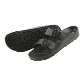 Atletico fekete férfi profilozott papucs 4