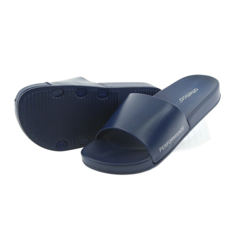 Atletico sötétkék férfi profilozott papucs 3