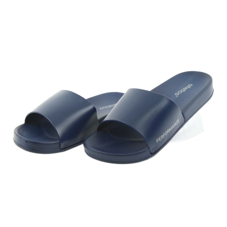 Atletico sötétkék férfi profilozott papucs 2