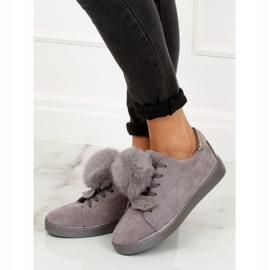 Szürke női cipők 68-95 Szürke 1
