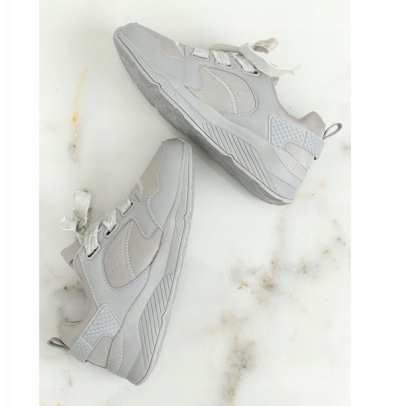 Szürke 520-7 Szürke sportcipő 1