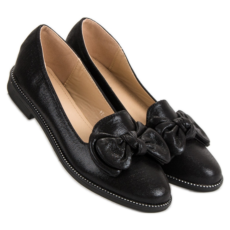 Forever Folie Fekete balerina íjjal 1