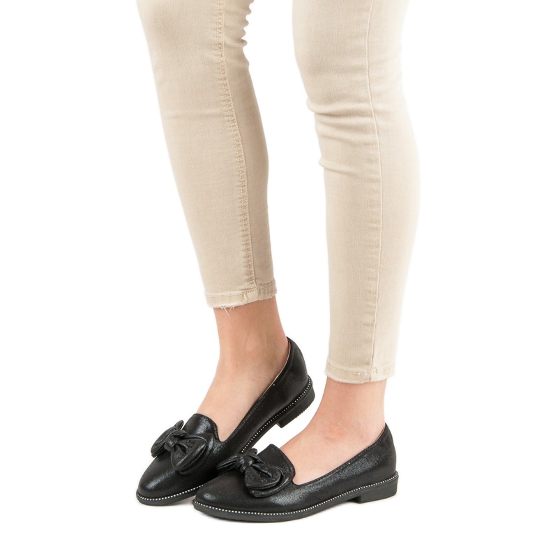 Forever Folie Fekete balerina íjjal 2