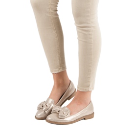 Forever Folie Arany balerina íjjal aranysárga 2