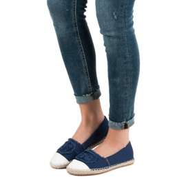 McKey Divatos espadrillák kék sötétkék 2