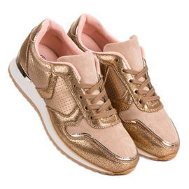 Alkalmi sportcipő sárga 2