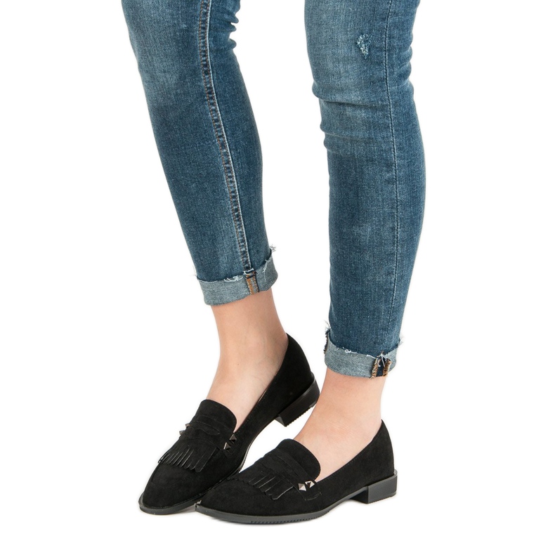 Sergio Todzi Cipők lapos sarkon fekete 2