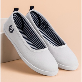 McKey Fehér textil balerina 1 McKey Fehér textil balerina 1