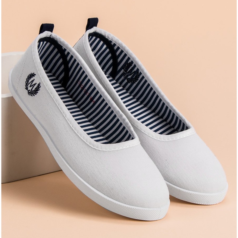 McKey Fehér textil balerina 1 McKey Fehér textil balerina 1