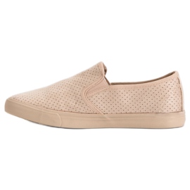 Suede Slip On Cipők barna 1