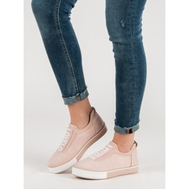 Ideal Shoes Lovelo Slip-On cipők barna 2