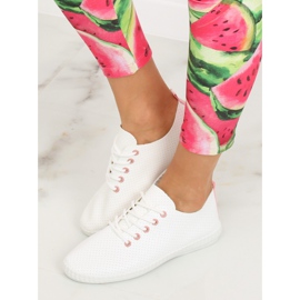 Női fehér és rózsaszín cipők BO-1 Pink 1