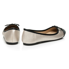 Bestelle Kétszínű balerinák sárga 2