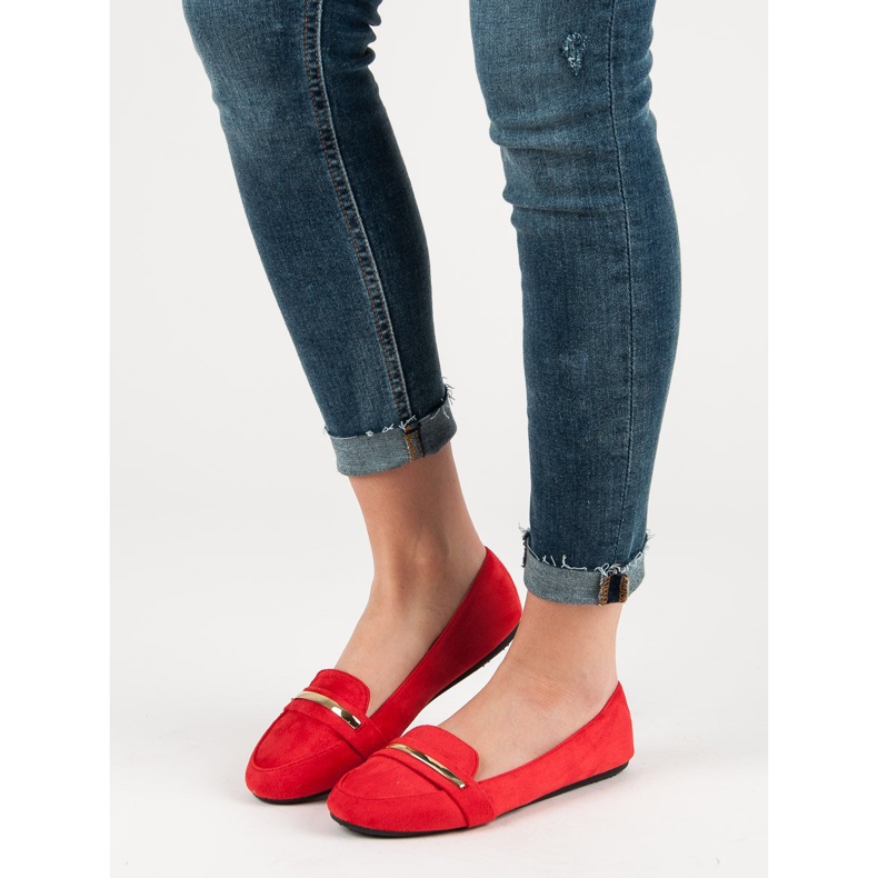 Suede Red Lords piros 2