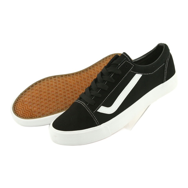 Fekete Atletico 18081 fűzős tornacipő 4 Fekete Atletico 18081 fűzős tornacipő 4