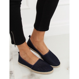 JX1029 Sötétkék sötétkék háló espadrillák 2