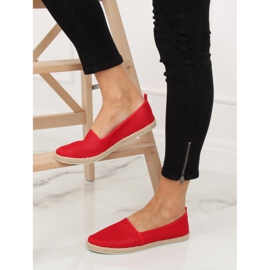 Espadrilles piros hálóból JX1029 Red 1
