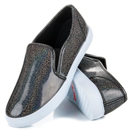 BOSHIMAO Slip On Cipők fekete 1