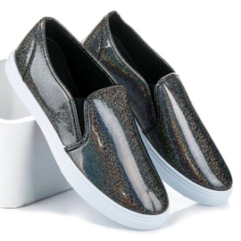 BOSHIMAO Slip On Cipők fekete 2