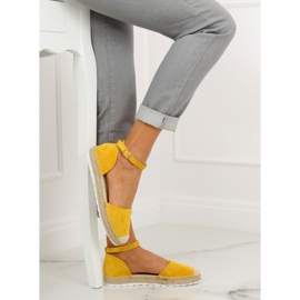Sárga espadrilles nőknek JH85 Sárga 1