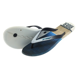 Rider 10719 férfi papucs barna szürke sötétkék 4