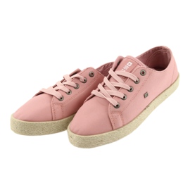 Big Star Pink női espadrilles cipők 274425 rózsaszín 3