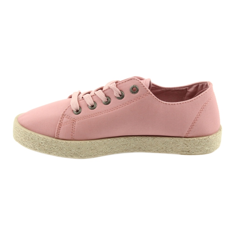 Big Star Pink női espadrilles cipők 274425 rózsaszín 2