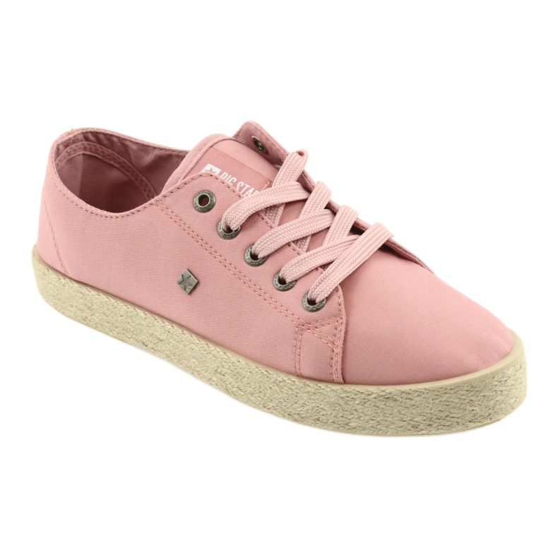 Big Star Pink női espadrilles cipők 274425 rózsaszín 1