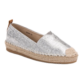 Small Swan Fényes espadrillák szürke 1