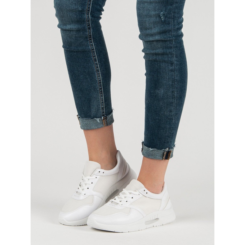 Fűzős sportcipő fehér 2