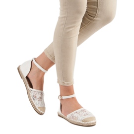Nio Nio Csipke Espadrilles fehér 2