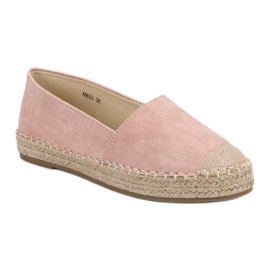 Small Swan Velúr Espadrilles rózsaszín 1 Small Swan Velúr Espadrilles rózsaszín 1