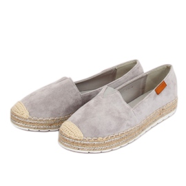 Szürke velúr espadrilles RC-61 Grey 2