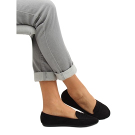 Fekete balerina mokaszin JM6655Q Negro 2