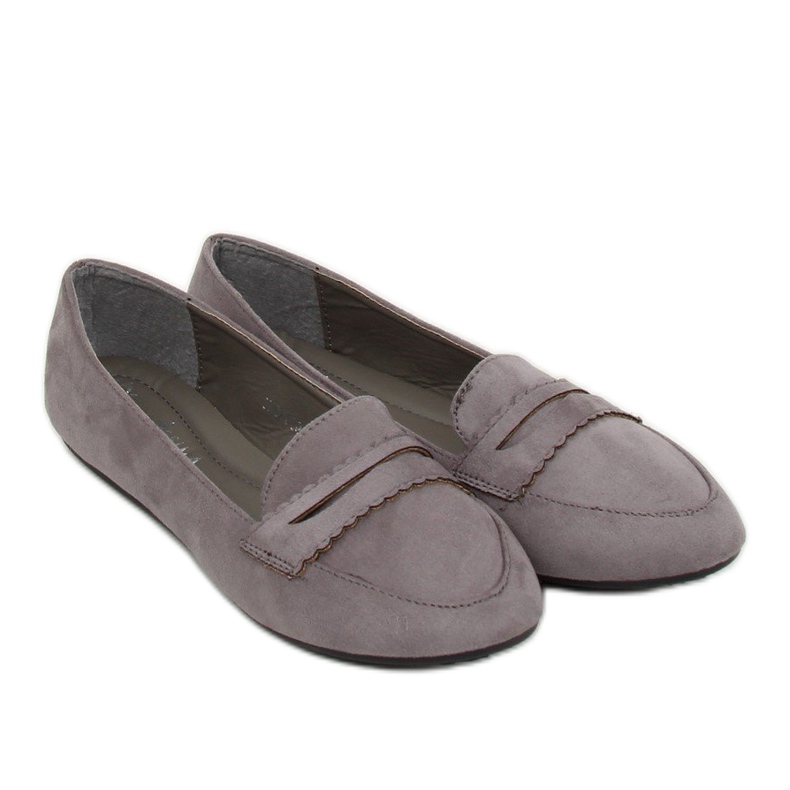 Szürke balerina mokaszin JM6655Q Gris 1