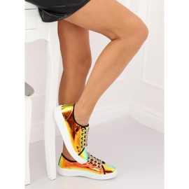 FZ09 Arany benzines cipők aranysárga 1