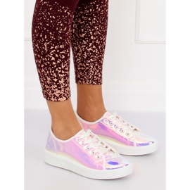 FZ09 Rózsaszín benzines cipők 1