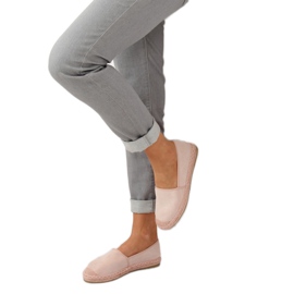 Espadrilles, velúr rózsaszín AF40 Pink 1 Espadrilles, velúr rózsaszín AF40 Pink 1
