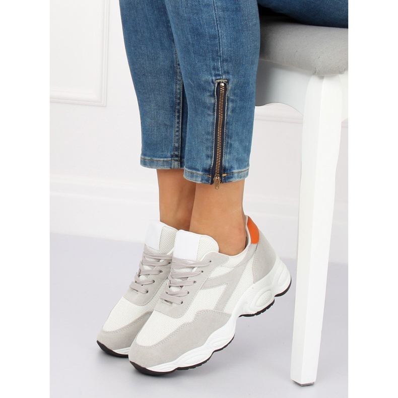 Fehér E-102 Fehér sportcipő 2