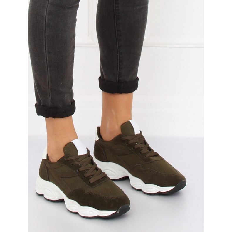 Zöld E-102 Army Green sportcipő 1