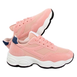 Rózsaszín E-102 Rózsaszín sportcipő 4