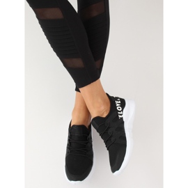 Fekete R-392 Fekete sportcipő 1