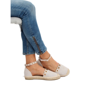 Espadrilles szürke LX170 Szürke szíjjal 2 Espadrilles szürke LX170 Szürke szíjjal 2
