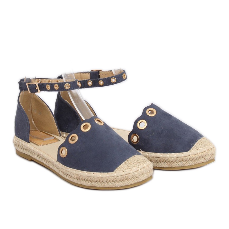 Espadrilles hevederrel LX170 Blue sötétkék 1