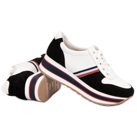 Seastar Divatos cipők fehér fekete sokszínű 2