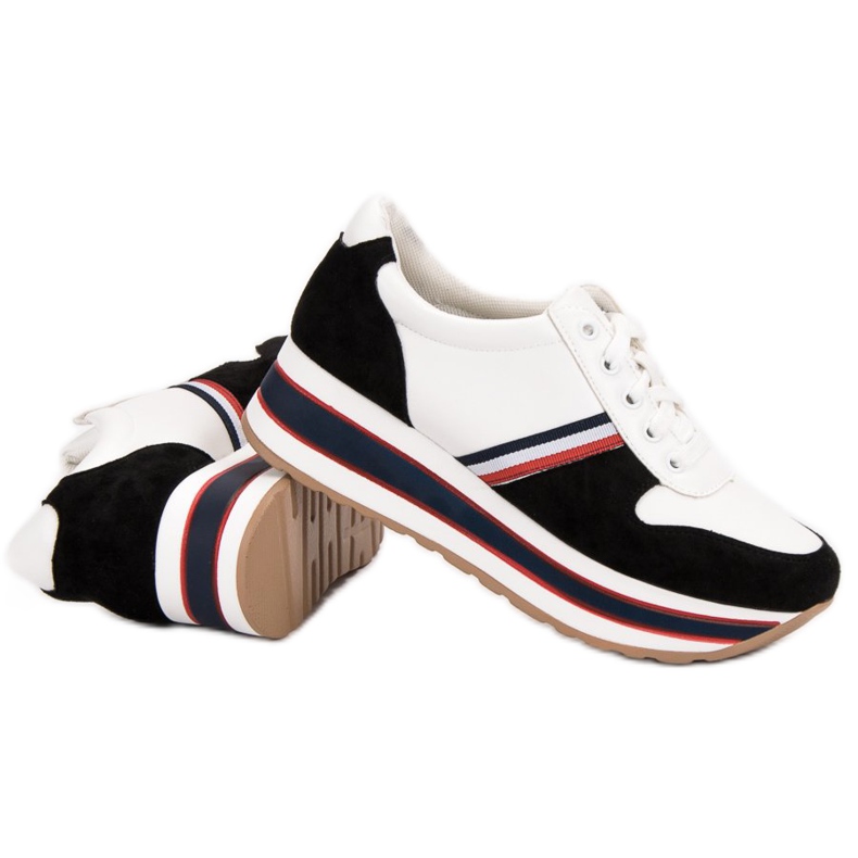 Seastar Divatos cipők fehér fekete sokszínű 2